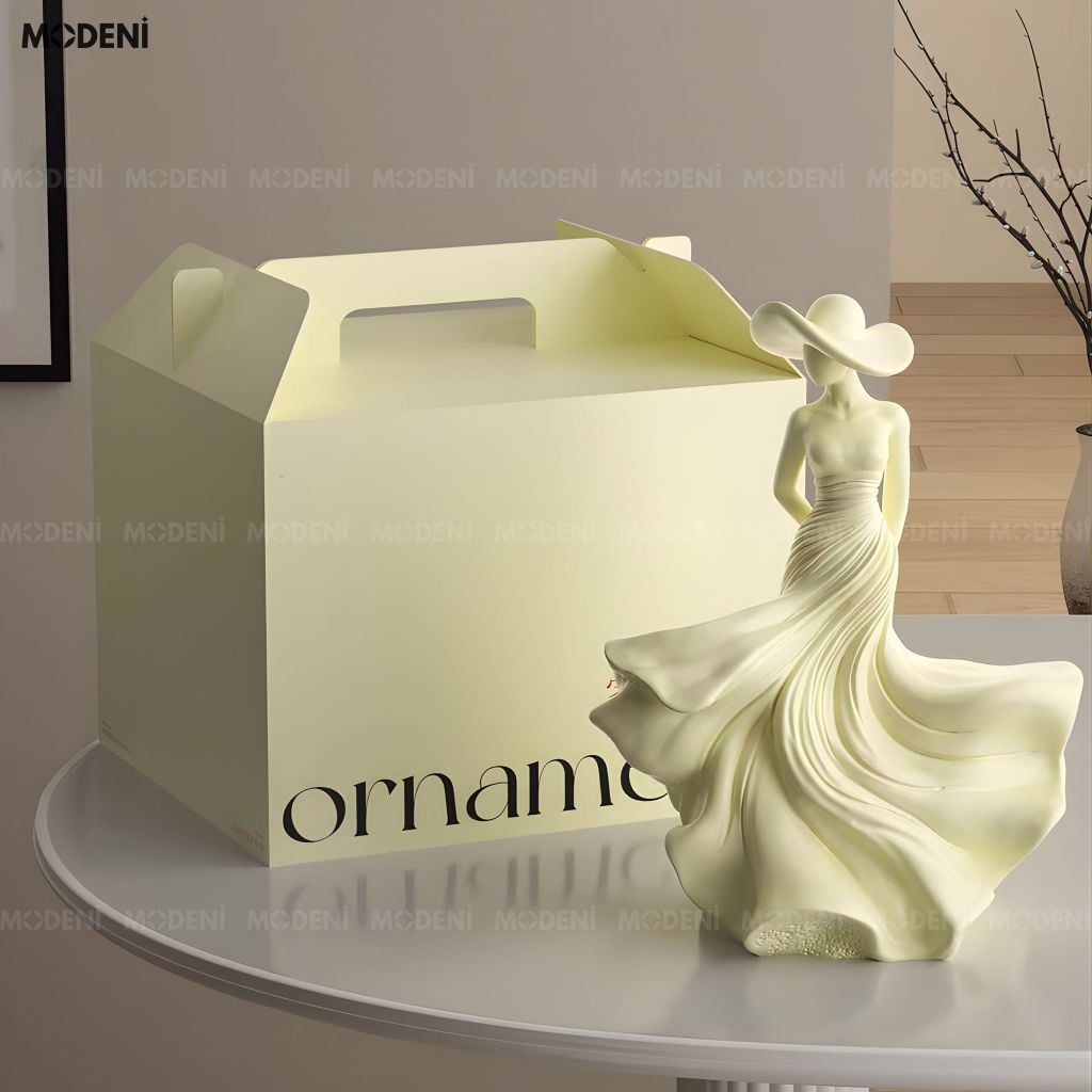 Tượng Trang Trí Radi Resin Cao Cấp Hoàn Thiện TInh Xảo Phù Hợp CHo Không Gian Decor Phòng Khách