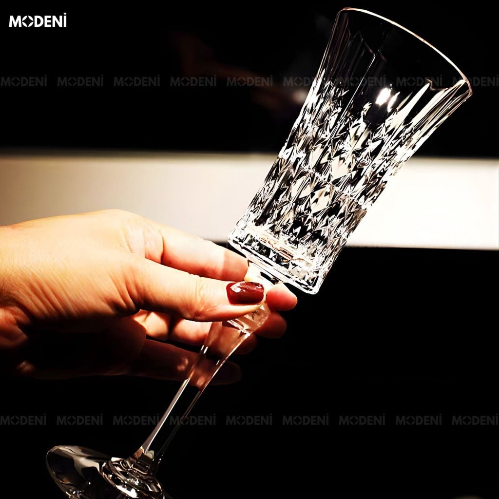 Ly Rượu Sâm Panh Brio Thủy Tinh Cao Cấp Cho Tiệc Rượu Sang Trọng