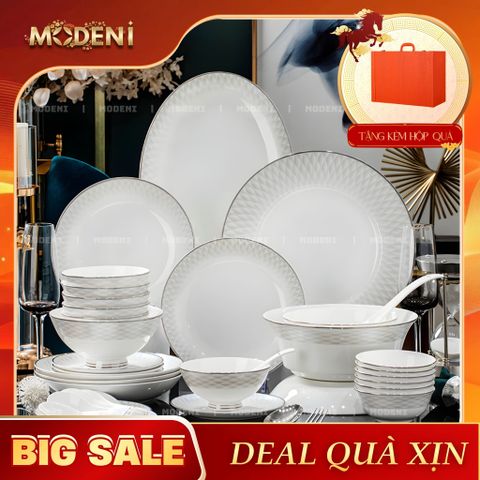  Bộ Chén Đĩa Pristine Phong Cách Cao Cấp Sang Trọng 
