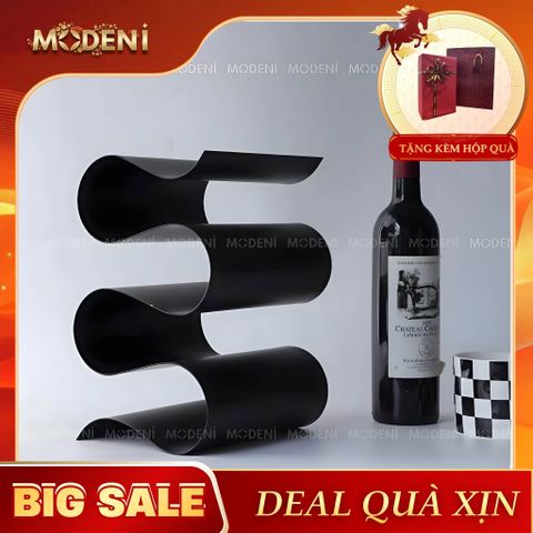  Kệ Rượu Aston 4 Tầng Đen – Kệ Trưng Bày Nghệ Thuật Kim Loại Cao Cấp – Thiết Kế Hiện Đại, Sang Trọng Cho Tủ Rượu Và Phòng Khách 