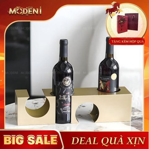  Kệ Rượu Prist Gold Kim Loại Nguyên Khối Ánh Kim 4 Tầng  Cho Không Gian Decor Hiện Đại 