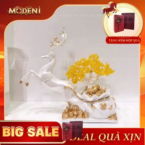  Tượng Nai Kê Rượu Canary Cao Cấp – Nghệ Thuật Trưng Bày Sang Trọng – Decor Kệ Tủ, Bàn Tiệc hoặc Làm Quà Tặng Rượu Đẳng Cấp 