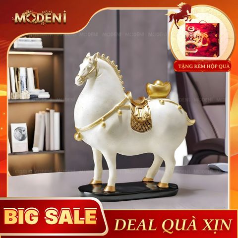  Tượng Trang Trí Glyph Trắng Composite Cao Cấp Đúc Nguyên Khối Sang Trọng Cho Không Gian Hiện Đại Sang Trọng 