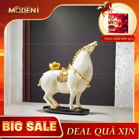  Tượng Trang Trí Glyph Trắng Composite Cao Cấp Đúc Nguyên Khối Sang Trọng Cho Không Gian Hiện Đại Sang Trọng 