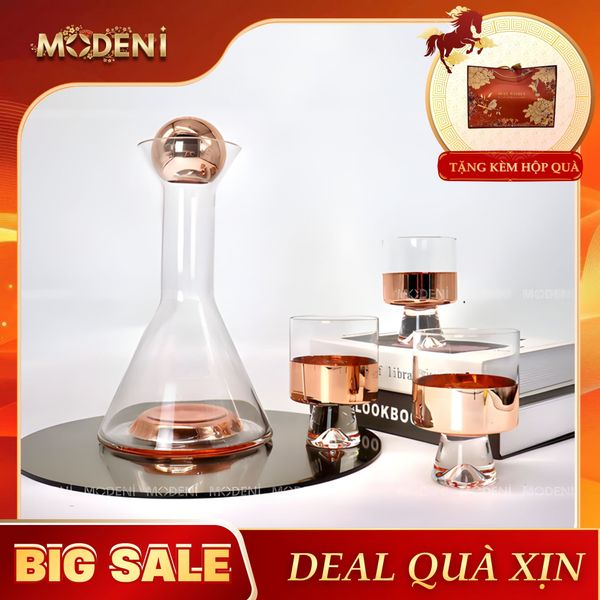  Bộ Bình Nước Rose Gold Vidor Hiện Đại Sang Trọng 