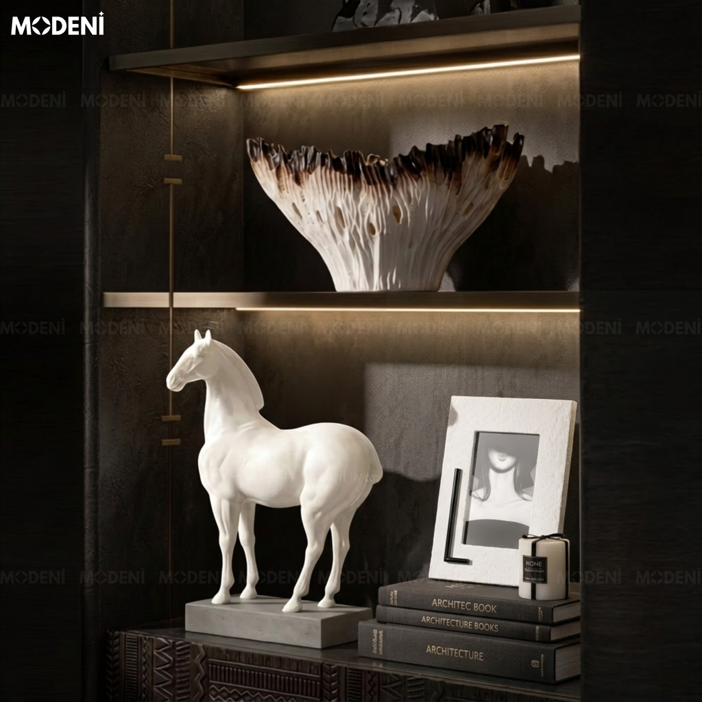 Set Decor Equestrian Noir Cao Cấp Phong Cách Modern Luxury Kết Hợp Classic Heritage