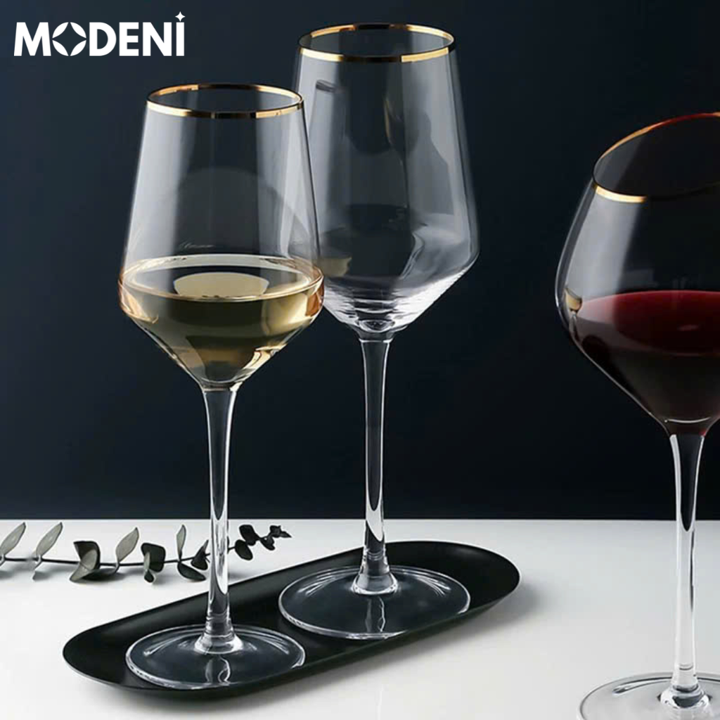 Ly Uống Rượu Vang Puri New Thủy Tinh Cao Cấp Sang Trọng