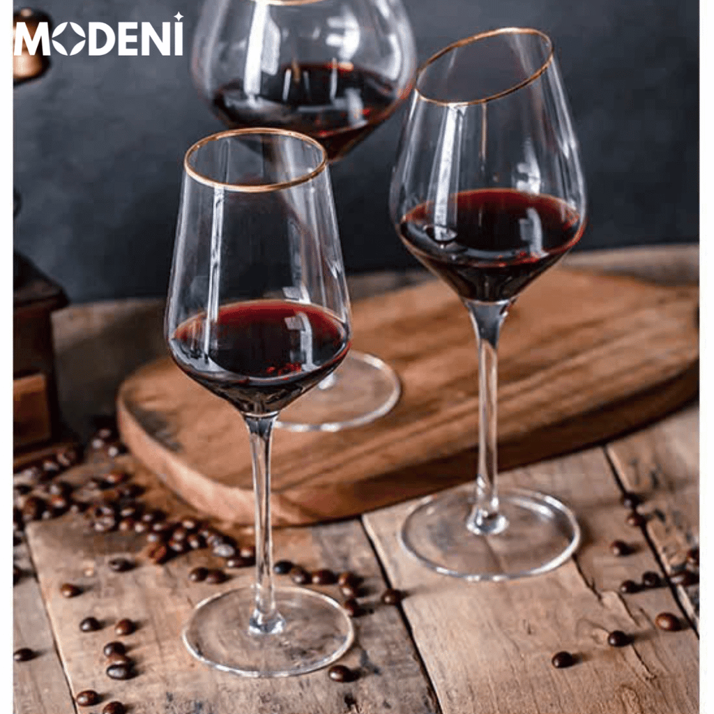 Ly Uống Rượu Vang Puri New Thủy Tinh Cao Cấp Sang Trọng