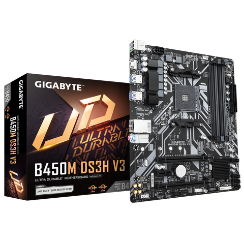  Mainboard Gigabyte B450M DS3H - V3 