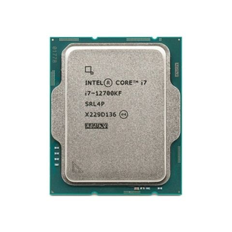  CPU Intel Core i7 12700KF Tray New ( 3.60GHz Up to 5.00GHz, 12 Nhân 20 Luồng, Cache 25MB, Socket LGA 1700, Alder Lake, 125W ) 