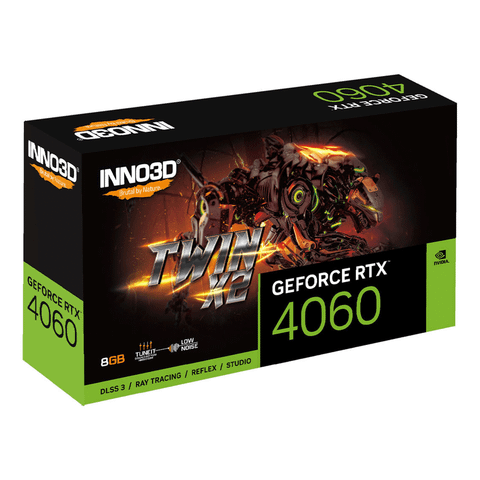  Card màn hình VGA Inno3D RTX 4060 Twin X2 8GB 