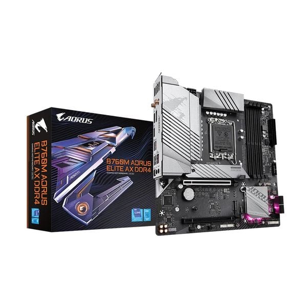  Mainboard Gigabyte B760M Aorus Elite AX DDR4 ( Wifi + Bluetooth) 