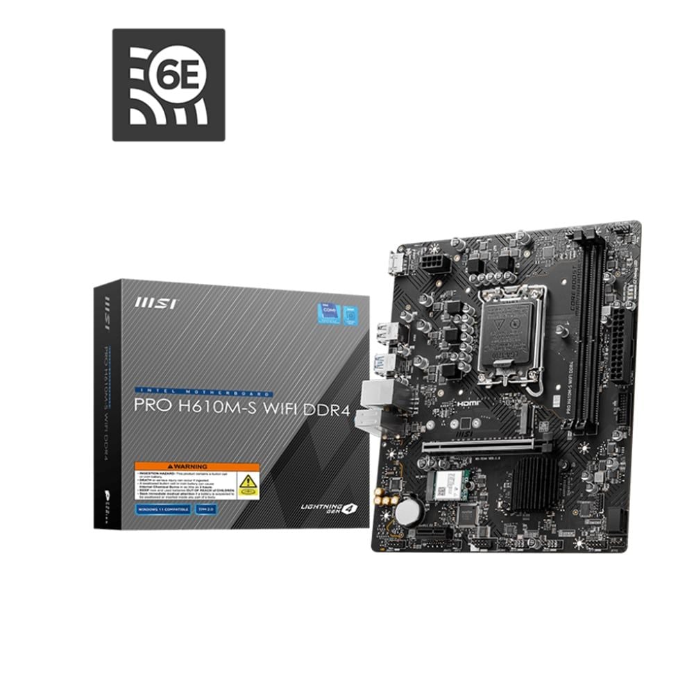  Mainboard MSI PRO H610M-S WIFI DDR4 