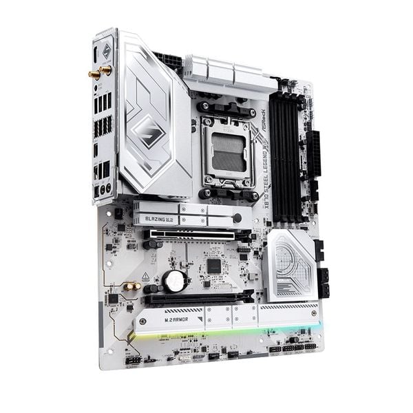  Mainboard ASRock X870 Steel Legend WiFi - Trắng 