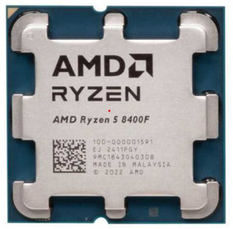  CPU AMD Ryzen 5 8400F Tray New (4.2 GHz Boost 4.7 GHz | 6 Cores / 12 Threads | 16 MB Cache) 