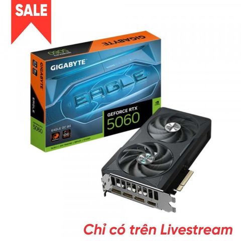  Card màn hình VGA GIGABYTE GeForce RTX 5060 EAGLE OC 8GB GDDR7 