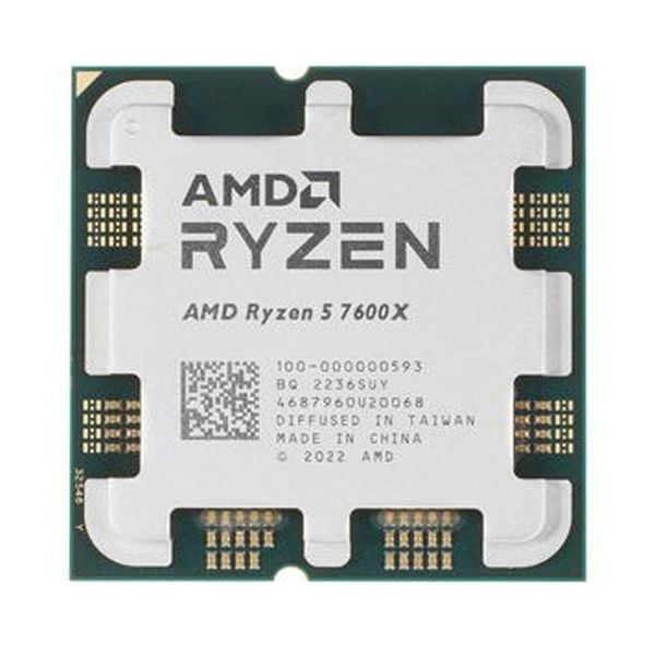  CPU AMD Ryzen 5 7600X Tray New (4.7 GHz Upto 5.3GHz / 38MB / 6 Cores, 12 Threads / 105W / Socket AM5) 