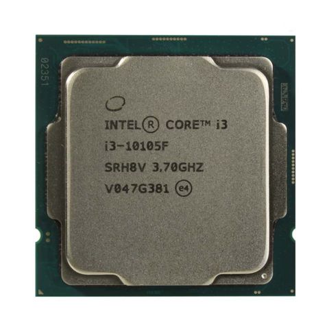  CPU Intel Core i3 10105F (3.70 Up to 4.40GHz, 6M, 4 Cores 8 Threads) Tray Không Fan 