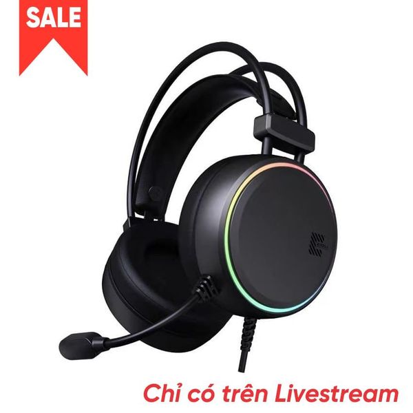  Tai nghe Gaming Zidli FH-11L FCORE RGB 7.1 grey 