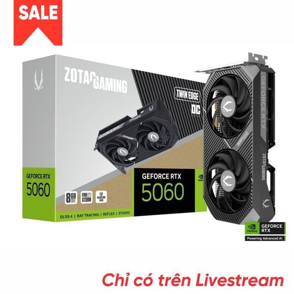 Card màn hình ZOTAC GAMING GeForce RTX 5060 8GB Twin Edge OC