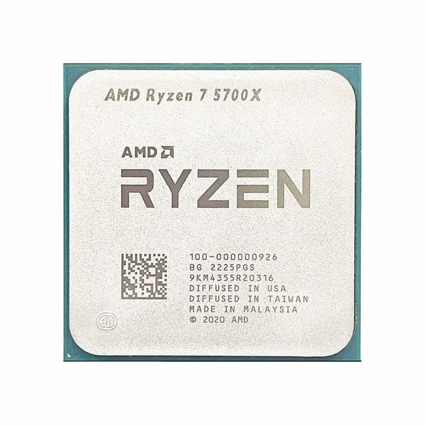  CPU AMD Ryzen 7 5700X Tray New (3.4 GHz Upto 4.6GHz / 36MB / 8 Cores, 16 Threads / 65W / Socket AM4) 