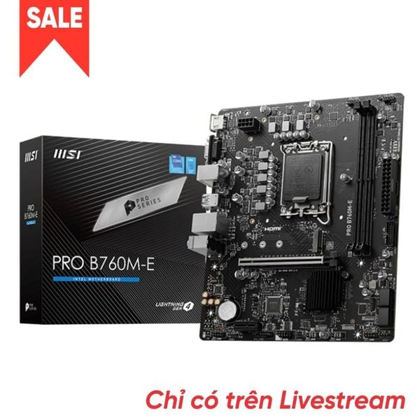 Mainboard MSI PRO B760M-E DDR5