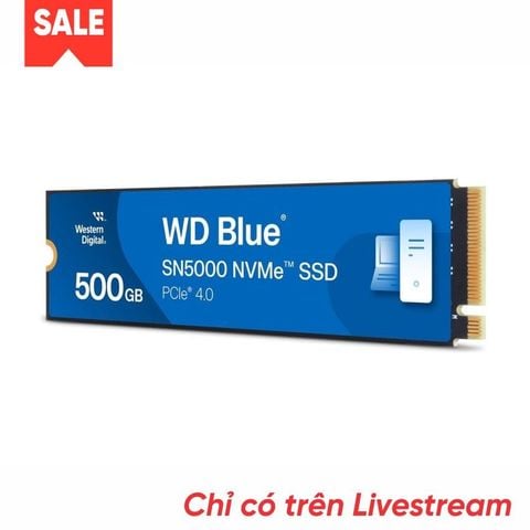  Ổ cứng SSD 500G Western Blue SN5000 M2 2280 PCIe NVMe Gen4x4 New 