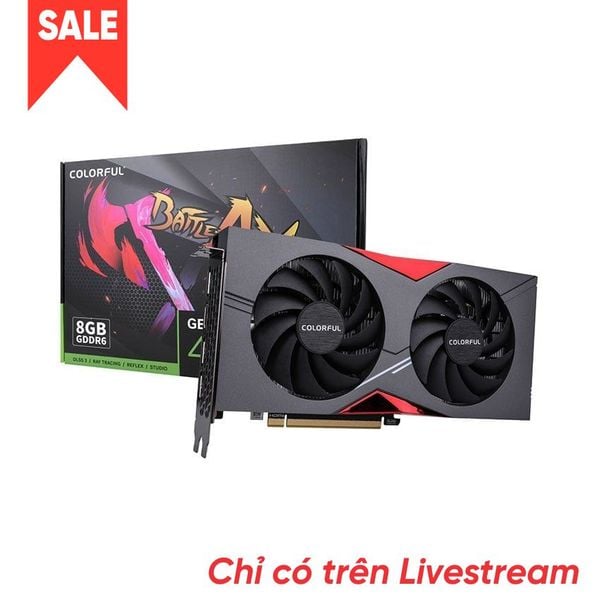  Card màn hình VGA Colorful RTX 4060 NB Duo 8GB V5-V BLACK 