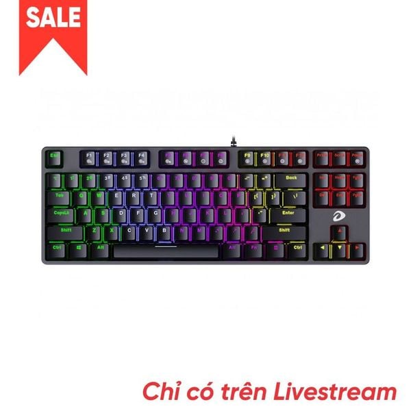 Bàn Phím cơ DareU EK87 Multi Led Blue Switch
