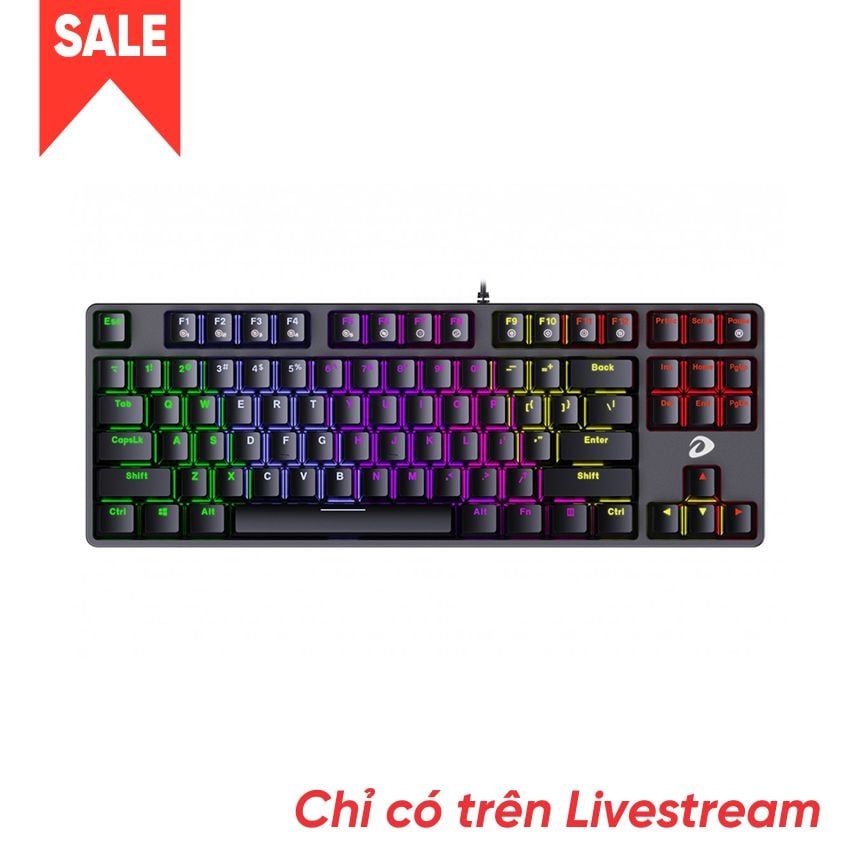 Bàn Phím cơ DareU EK87 Multi Led Blue Switch