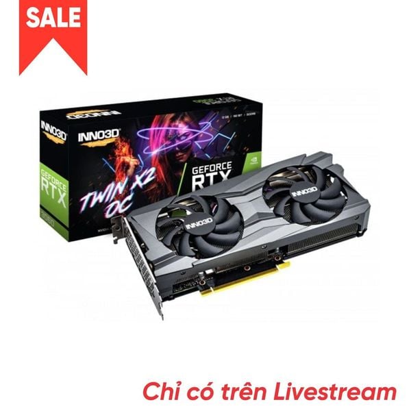 Card màn hình VGA Inno3D GeForce RTX 3060 Twin X2 12G GDDR6