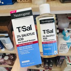 Dầu gội trị liệu dành cho gàu và nấm da đầu Neutrogena T/Sal Scalp Build-Up Control 236mL