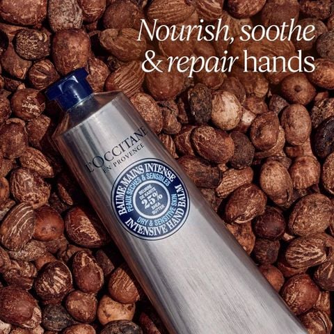 Kem dưỡng tay L'occitane Hand Cream mùi bơ hạt mỡ 25% dưỡng ẩm 150mL