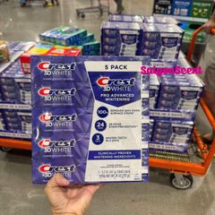 Kem đánh răng Crest 3D White Pro Advanced Whitening 147g