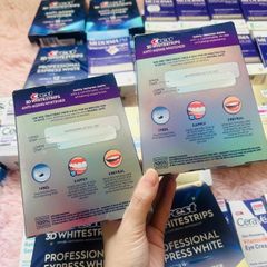 SET Dán trắng răng CREST ANTI-AGING WHITENER LEVELS 18 (14 Miếng)