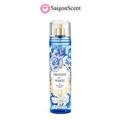 Xịt thơm toàn thân Bath & Body Works DRESSED IN WHITE Fine Fragrance Mist 236mL