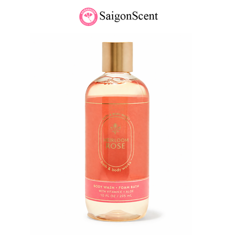 Sữa tắm thư giản Bath & Body Works Aromatherapy Body Wash HEIRBLOOM ROSE 295mL
