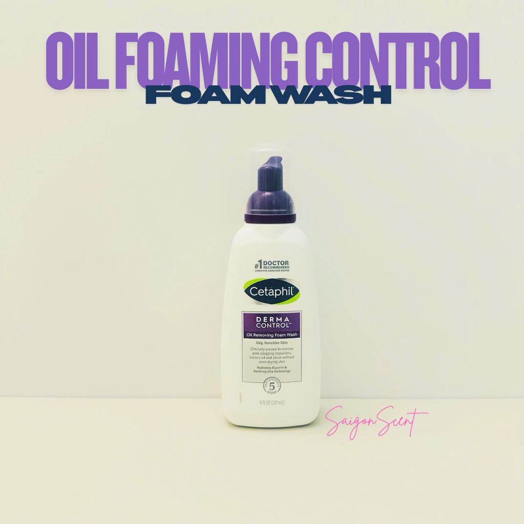 Sữa rửa mặt tạo bọt ngừa mụn, kiềm dầu Cetaphil Dermacontrol Oil Removing Foam Wash 237mL