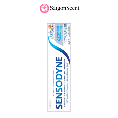 Kem đánh răng Sensodyne Advanced Whitening 184g - TÁCH LẺ KHÔNG HỘP