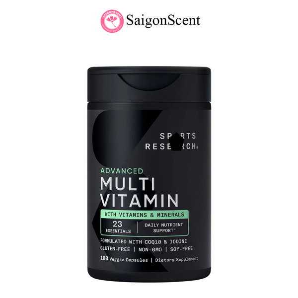 HÀNG ORDER Viên uống bổ sung Vitamin Sports Research Advanced Multivitamin 180 Viên