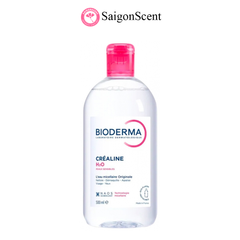 Hàng xách tay | Nước tẩy trang dịu nhẹ cho da nhạy cảm Bioderma Crealine H2O 500mL