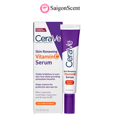 Tinh chất sáng da, mờ thâm nám Cerave Skin Renewing Vitamin C Serum 30mL