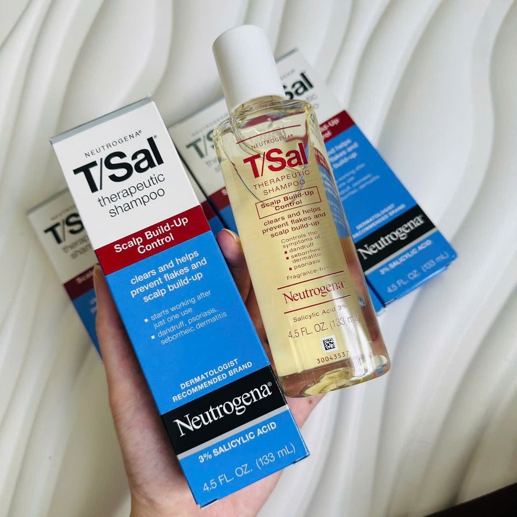 HSD 2028 | Dầu gội trị liệu dành cho gàu và nấm da đầu Neutrogena T/Sal Scalp Build-Up Control 133mL