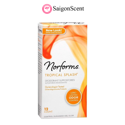 Viên khử mùi phụ khoa Norforms TROPICAL SPLASH 12 viên