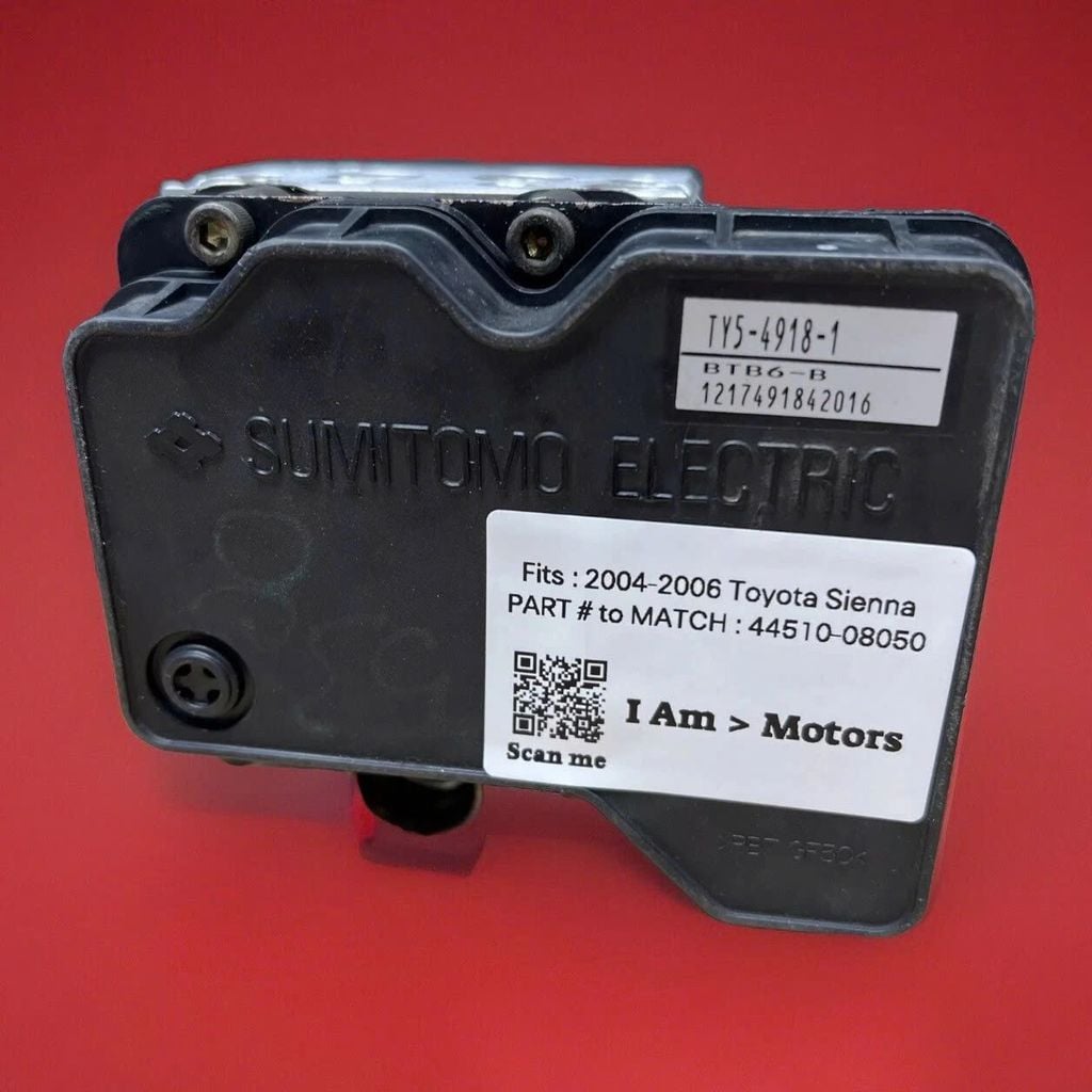 Cụm điều khiển phanh ABS Toyota Sienna đời 2004-2006.  Hàng tháo xe zin mới 90% đặt Mỹ 18 ngày. Mã 89541-08050, 44050-08030