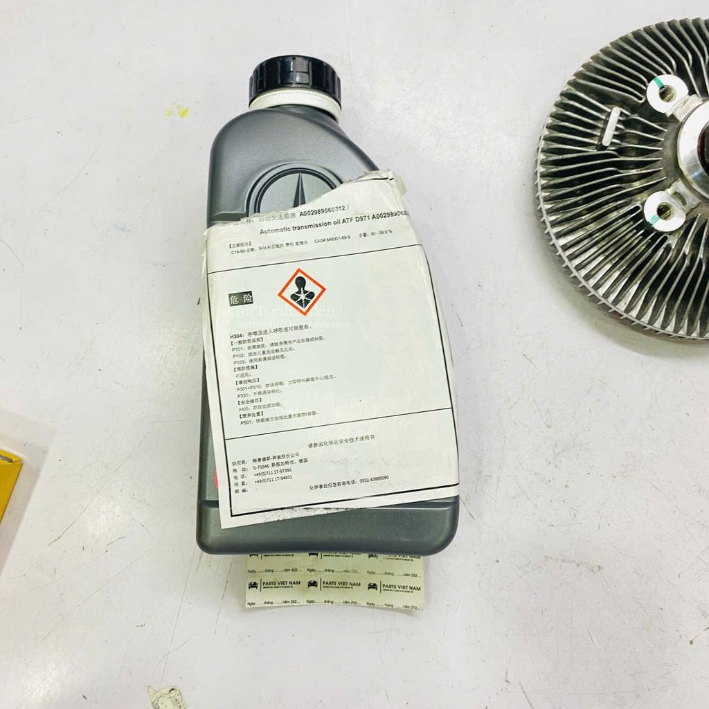 Dầu hay nhớt hộp số tự động ATF D971 hộp số 7 cấp và 9 cấp W205 C300, W213 E250, E300, W222, W223 S300, S400, W253 GLC 200, GLC 300, W166, W167 GLE 200, GLS, GLE 300. Hàng xịn. Mã MB 236.17, 002989060312, 002989060310, A0029890603 ( 1 lít )