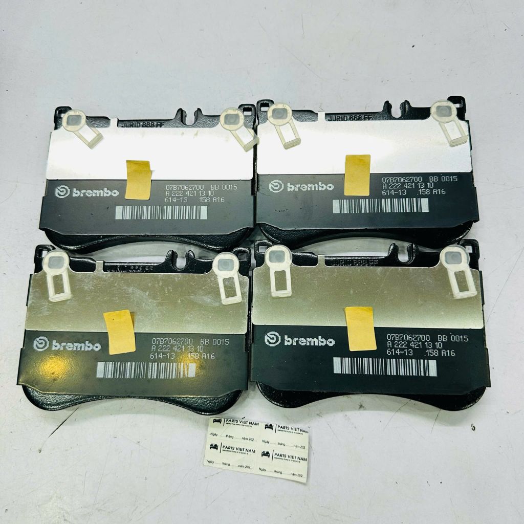 Má phanh trước (Bố thắng) Mercedes S-Class W222, V222, X222, C217, A217, E-Class W213, S213, C238, A238, CLS C257, SL R231. Đời 2012 - 2023. Hàng cao cấp. Mã A0004201006, A0084200220, A0084200220