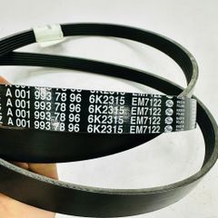 Dây curoa tổng, dây curoa máy phát Mercedes C-Class W204, E-Class W212, SLK R172, V-Class W639 đời 2007 - 2016. Hàng xịn, động cơ M271. Mã A0019937896, A0019979692, 6PK2315