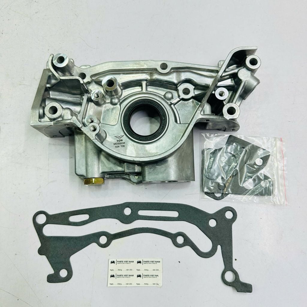 Bơm dầu Mitsubishi (Eclipse, Galant, Pajero) V6 hoặc V33 V45 máy 3.0 động cơ 6G72. Đời 1994 - 2004. Hàng cao cấp. Mã MD154258, 2131035002