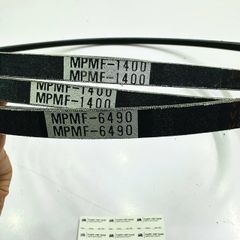 Bộ dây curoa 3 sợi Toyota Hilux, 4Runner (LN, YN), Land Cruiser 70 80 (FJ7, FZJ7, HZJ7), (FJ80, HDJ80, HZJ80, FZJ80). Đời 1983 - 2007. Hàng Mitsuboshi. Mã 9091602330, 9933211260
